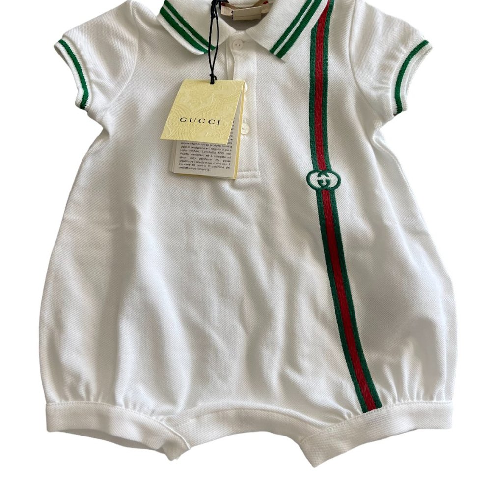 Gucci Baby Toddler Gift Set Beanie Onesie